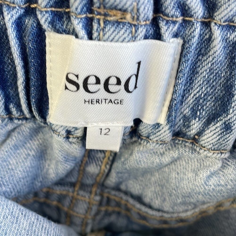Seed Heritage Denim Mini Skirt - Picture 3 of 4